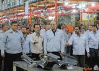 بازدید مدیرعامل گروه خودروسازی سایپا از روند تولید ایدکوپرس و ایران کاوه